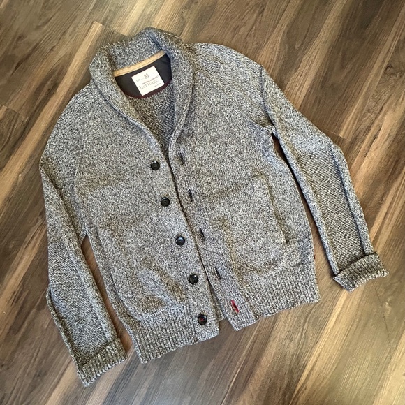 Banana Republic Other - Banana Republic Men’s Heritage Vintage inspired Cotton Blend Cardigan Sweater